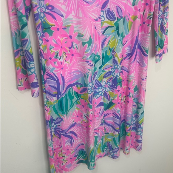 LILLY PULITZER Ophelia It Was All a Dream Jersey Knit 3/4 Sleeve Dress Size XS - Picture 12 of 15